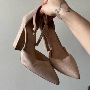 ALDO Women's  Pink Block Heel Pumps